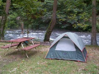 River Site Camping on the Nantahala River Bryson City North Carolina